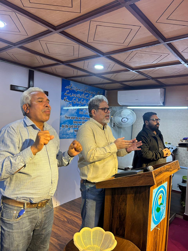 Community worship and prayer gathering